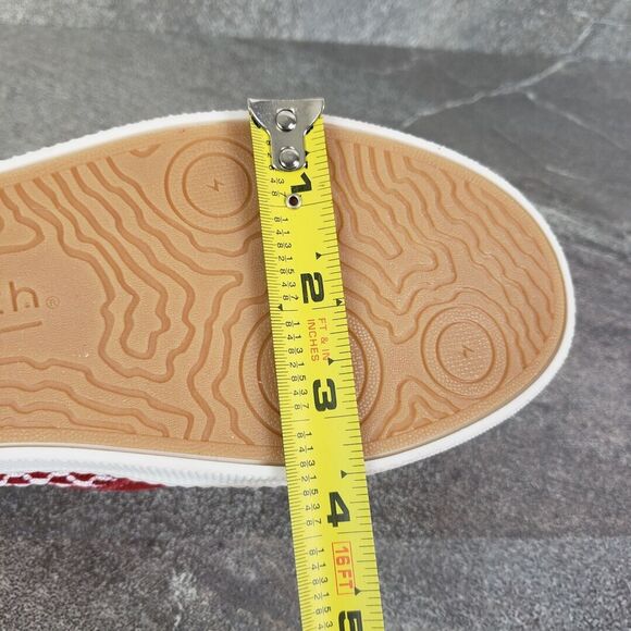 Earth Origins Shoes Womens 7 W Red Suede Slip-Ons Zandel Casual Comfort - Picture 11 of 12